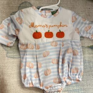 Mama's Pumpkin Baby Romper